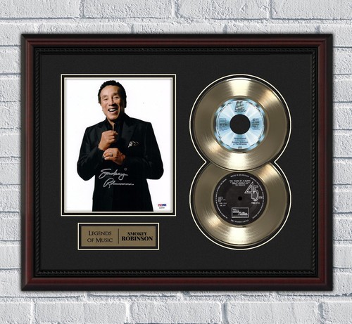 Smokey robinson framed - framed, gold