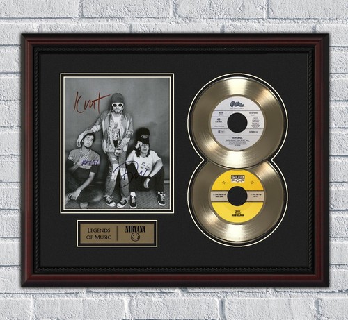 Nirvana framed gold - framed,
